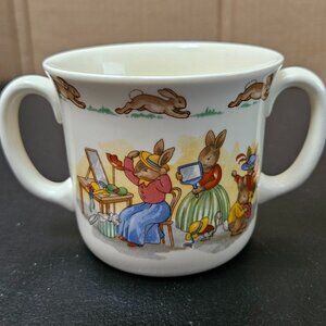 Royal Doulton Bunnykins 2 Handled Hug-A-Mug “Tasse” 1981
